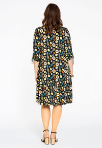 Dress ruffled FRUITY - black - #3