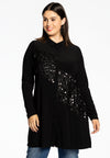 Blouse sequins DOLCE - black 