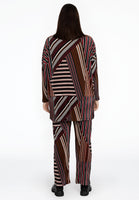 Tunic wide STRIPES - black  - #3