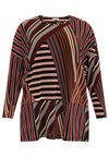 Tunic wide STRIPES - black - #4