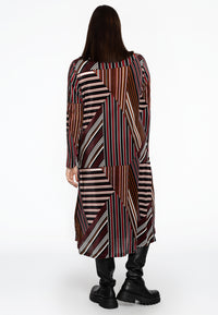 Dress plissé STRIPES - black - #3