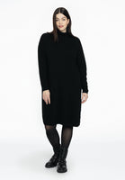 Dress high neck knitted - black - #2