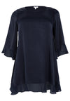 Blouse wide - blue - #4