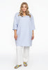 Tunic wide LINEN - light blue - #2