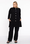 Blouse met knopen bubble - Zwart