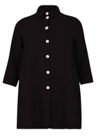 Blouse buttoned BUBBLE - black - #4