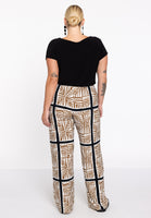 Trousers straight TILES - ecru - #2