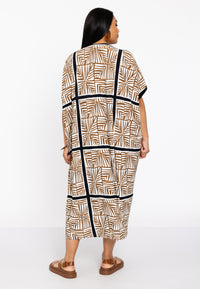 Kaftan straight TILES - ecru - #3