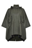 Coat wide silk leather - green  - #4