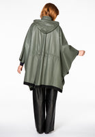 Coat wide silk leather - green - #3