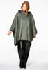 Coat wide silk leather - green  - #2