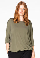 Tunic wide balloon DOLCE - green  - #1