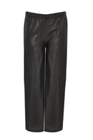 Trousers wide leather - black  - #4