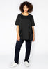 Tunic pockets POPLIN - black 