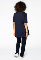 Tunic pockets POPLIN - blue - #3