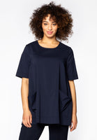 Tunic pockets POPLIN - blue - #1