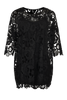 Tunic wide LACE - black - #4