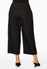 Trousers wide-fit 7/8 LINEN - black - #2