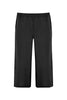 Trousers wide-fit 7/8 LINEN - black - #4