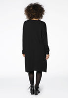 Pullover dress WOOL - black - #3