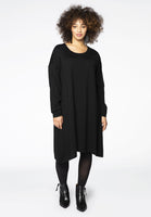 Pullover dress WOOL - black - #2