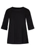 Shirt COTTON stretch slits - black - #4