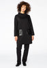 Tunic fake leather pockets - black - #2