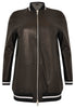 Jacket baseball LEATHER - black - #4