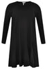 Dress plissé insert - black  - #4