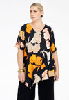 Blouse asymmetric ABBY - black 