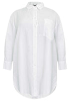 Blouse LINEN - white  - #4