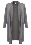 Cardigan rib collar - grey - #4
