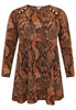 Tunic wide bottom BOA - brown - #4