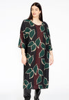 Wide dress SYLVAN - black