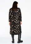 Dress with pleats GRACE - black - #3