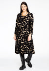 Dress with pleats GRACE - black - #2