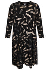 Dress with pleats GRACE - black - #4