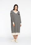 Dress wide badge STRIPE - black - #2