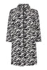 Wide raincoat ZEBRA - black  - #4