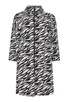 Wide raincoat ZEBRA - black - #4