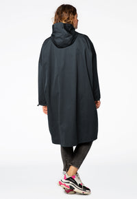 Raincoat wide - indigo - #3