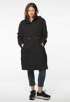 Raincoat waiststring - Zwart