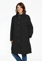 Raincoat hooded - black - #1