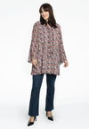 Blouse met shawl fiesta - ecru