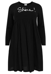 Sweater dress SHINE - black - #4