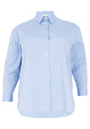 Blouse buttoned POPLIN STRETCH - light blue - #4