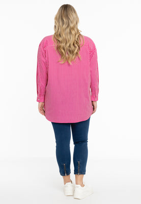 Blouse buttoned EQUAL STRIPE - pink - #3