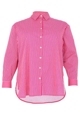 Blouse buttoned EQUAL STRIPE - pink - #4