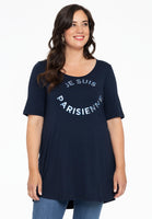 T-shirt flare PARISIENNE - blue - #1