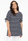 Tunic shoulder string BRETON - blue